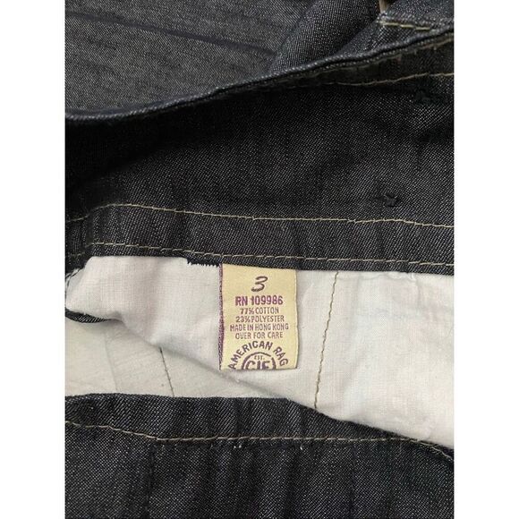 American Rag Flare Denim Jeans Dark Wash Women’s Junior’s Sz 3 - Picture 6 of 6